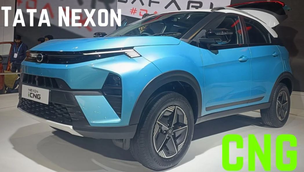 Tata nexon CNG spy in India